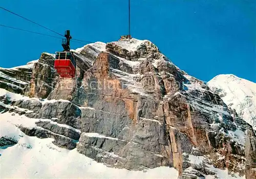 AK / Ansichtskarte Seilbahn Funivia Freccia nel Cielo Dolomiti Cortina Tofana di Mezzo Kat. Bahnen