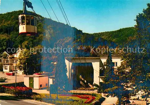 AK / Ansichtskarte Seilbahn Burgberg Bad Harzburg  Kat. Bahnen