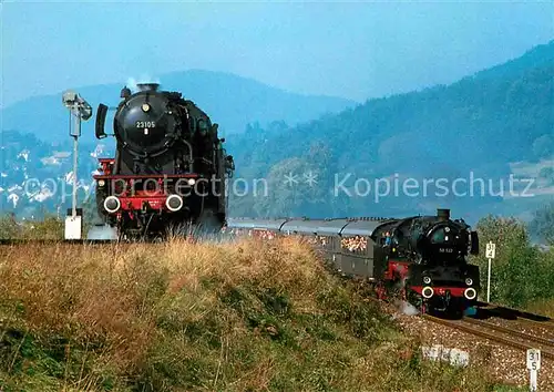 AK / Ansichtskarte Lokomotive Dampflokomotiven 23105 50622 Deutsche Bahn Hohenstadt Pegnitz Kat. Eisenbahn