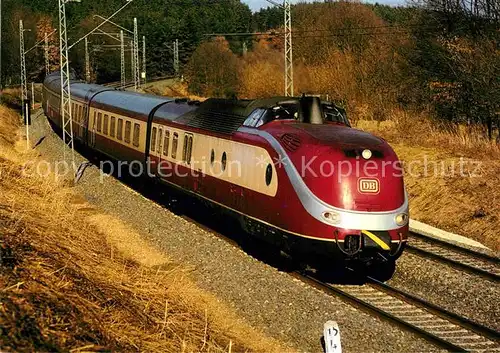 AK / Ansichtskarte Lokomotive Deutsche Bahn Dieselhydraulischer Triebwagen VT 601 Pleinfeld  Kat. Eisenbahn