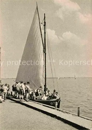 AK / Ansichtskarte Segelboote Steinhuder Meer  Kat. Schiffe