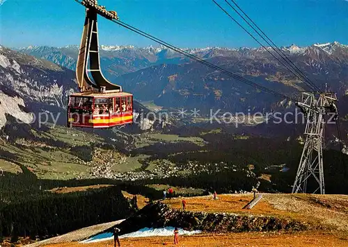 AK / Ansichtskarte Seilbahn Crap Sogn Gion Flims Laax Rheintal  Kat. Bahnen