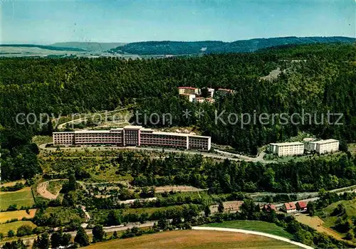 AK / Ansichtskarte Schwabthal Sanatorium Lautergrund Fliegeraufnahme Kat. Bad Staffelstein