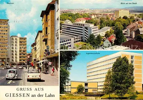 AK / Ansichtskarte Giessen Lahn Zentrum Ingenieurschule Stadtpanorama Kat. Giessen