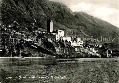 AK / Ansichtskarte Malcesine Lago di Garda Schloss Kat. Malcesine