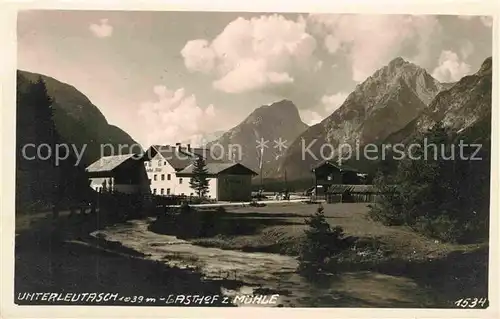 AK / Ansichtskarte Unterleutasch Gasthof Muehle Kat. Leutasch Tirol