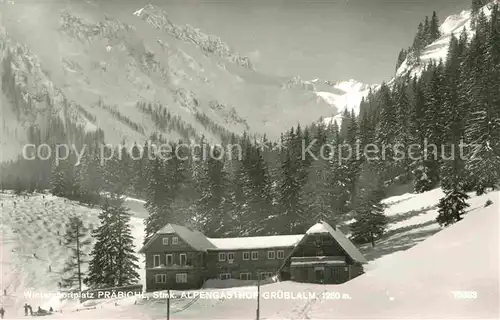 AK / Ansichtskarte Praebichl Alpengasthof Grueblalm