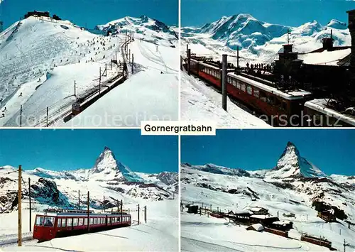 AK / Ansichtskarte Gornergratbahn Zermatt Rifelalp Gornergrat Kat. Gornergrat