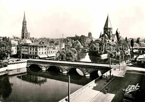 AK / Ansichtskarte Metz Moselle La Moselle et le Temple Protestant Kat. Metz