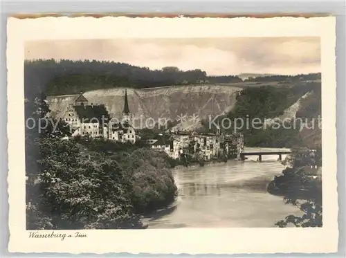 AK / Ansichtskarte Wasserburg Inn Partie am Inn Kat. Wasserburg a.Inn