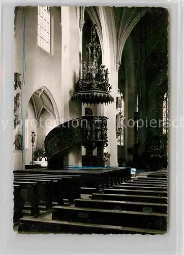 AK / Ansichtskarte Wasserburg Inn Pfarrkirche Kanzel Kat. Wasserburg a.Inn