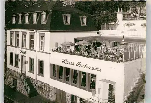 AK / Ansichtskarte Bernkastel Kues Haus Behrens  Kat. Bernkastel Kues