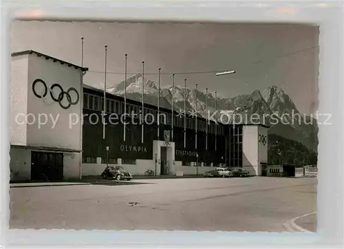 AK / Ansichtskarte Garmisch Partenkirchen Olympia Eisstadion Wetterstein  Kat. Garmisch Partenkirchen