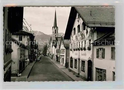 AK / Ansichtskarte Garmisch Partenkirchen Ortsansicht Kat. Garmisch Partenkirchen