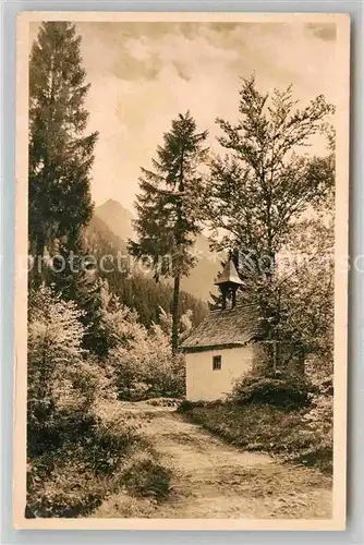 AK / Ansichtskarte Ostrachtal Hornkapelle mit Rotspitze