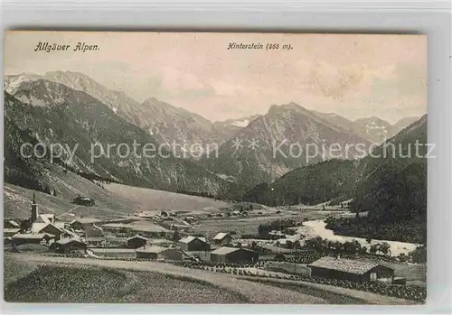 AK / Ansichtskarte Hinterstein Bad Hindelang Panorama 