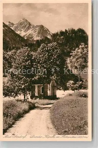 AK / Ansichtskarte Bad Oberdorf Lourdes Kapelle Rotspitze Kat. Bad Hindelang