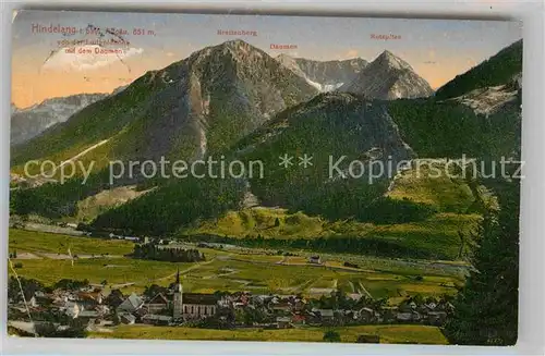 AK / Ansichtskarte Hindelang Breitenberg Daumen Rotspitze Kat. Bad Hindelang