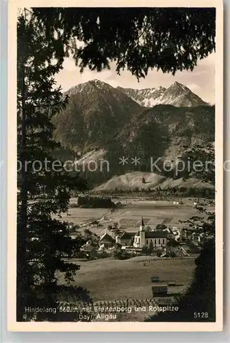 AK / Ansichtskarte Hindelang Breitenberg Rotspitze  Kat. Bad Hindelang