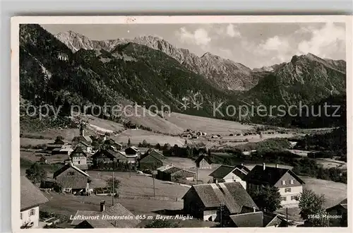 AK / Ansichtskarte Hinterstein Bad Hindelang Geishorn Rauhorn Kugelhorn