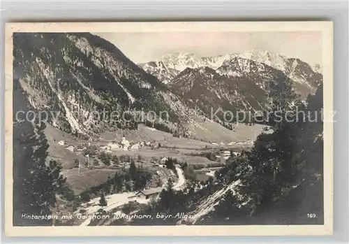 AK / Ansichtskarte Hinterstein Bad Hindelang Panorama Gaishorn Rauhorn