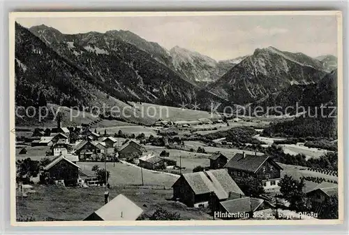 AK / Ansichtskarte Hinterstein Bad Hindelang Panorama 