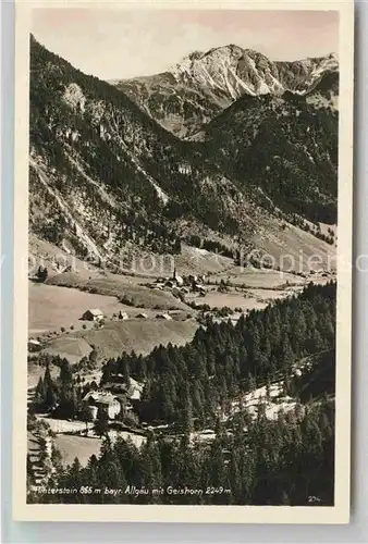 AK / Ansichtskarte Hinterstein Bad Hindelang Panorama Geishorn