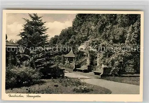 AK / Ansichtskarte Zweibruecken Rosengarten Kat. Zweibruecken