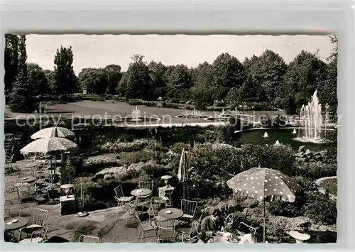 AK / Ansichtskarte Zweibruecken Rosengarten Terrasse Kat. Zweibruecken