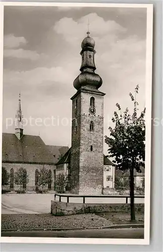 AK / Ansichtskarte Bergzabern Bad Glockenturm der Ev Kirche Kat. Bad Bergzabern