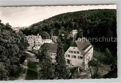 AK / Ansichtskarte Bergzabern Bad Ev Haushaltungsschule Waldmuehle mit Kneippkurheim Kat. Bad Bergzabern