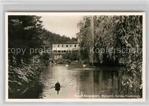 AK / Ansichtskarte Bergzabern Bad Kurhaus Friedensruhe Kat. Bad Bergzabern