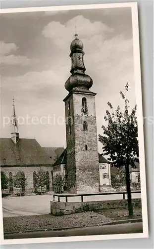 AK / Ansichtskarte Bergzabern Bad Glockenturm der Ev Kirche Kat. Bad Bergzabern