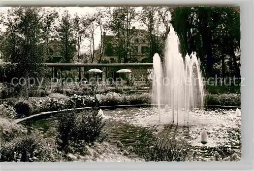 AK / Ansichtskarte Zweibruecken Springbrunnen im Rosengarten  Kat. Zweibruecken
