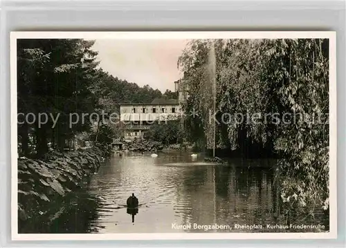 AK / Ansichtskarte Bergzabern Bad Kurhaus Friedensruhe Kat. Bad Bergzabern