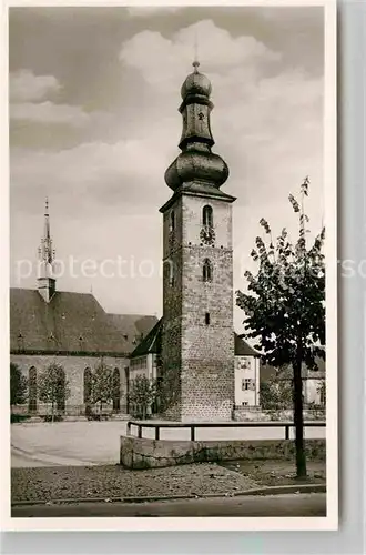 AK / Ansichtskarte Bergzabern Bad Glockenturm der Ev Kirche Kat. Bad Bergzabern