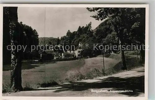 AK / Ansichtskarte Bergzabern Bad Augspurger Muehle Kat. Bad Bergzabern