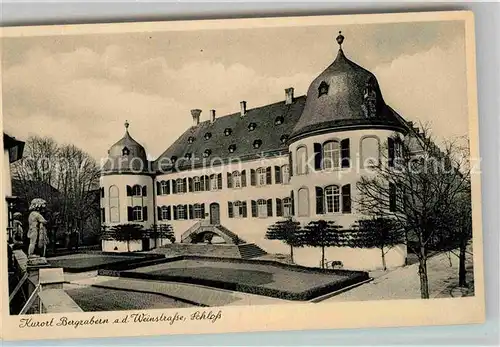 AK / Ansichtskarte Bergzabern Bad Schloss Kat. Bad Bergzabern