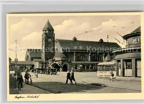 AK / Ansichtskarte Giessen Lahn Bahnhof Kat. Giessen