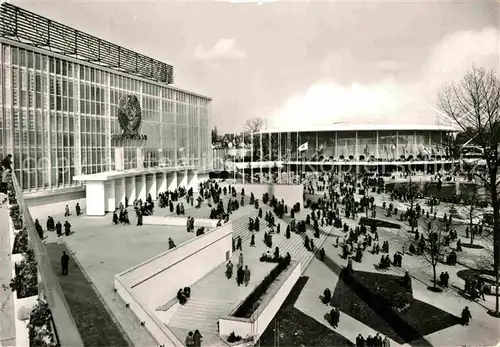 AK / Ansichtskarte Exposition Universelle Bruxelles 1958 Les Etats Unis et l U.R.S.S.  Kat. Expositions