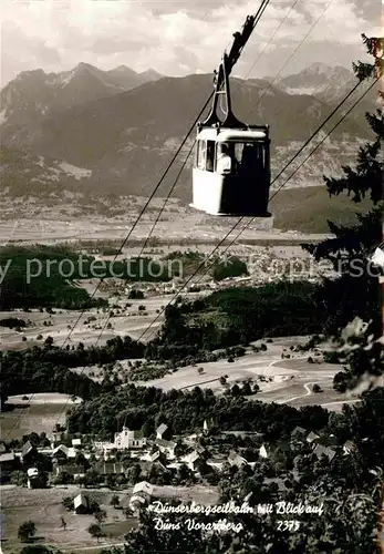 AK / Ansichtskarte Seilbahn Duenserberg Duens Vorarlberg  Kat. Bahnen