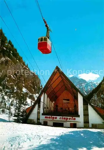 AK / Ansichtskarte Seilbahn Funivia Marmolada Malga Ciapela Dolomiti Kat. Bahnen