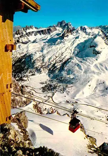 AK / Ansichtskarte Seilbahn Funivia Passo Falzarego Lagazuoi Dolomiti  Kat. Bahnen