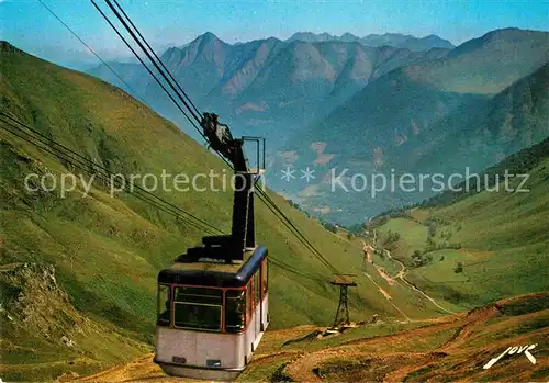 AK / Ansichtskarte Seilbahn Teleferique Cambasque Lys Cauterets  Kat. Bahnen