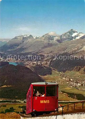 AK / Ansichtskarte Zahnradbahn Muottas Muragl Oberengadin Kat. Bergbahn