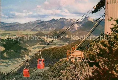 AK / Ansichtskarte Seilbahn Breitenberg Pfronten  Kat. Bahnen