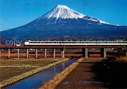 AK / Ansichtskarte Eisenbahn Bullet Train New Tokaido Line Shizuoka Kat. Eisenbahn