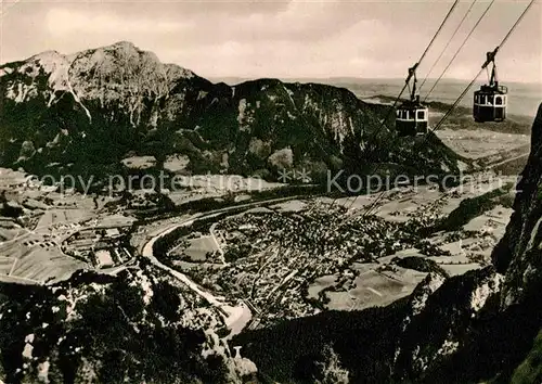 AK / Ansichtskarte Seilbahn Predigtstuhl Bad Reichenhall Hochstaufen  Kat. Bahnen