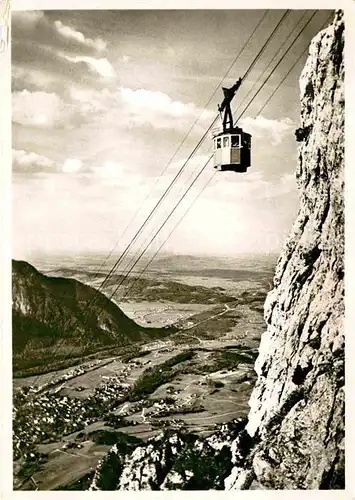 AK / Ansichtskarte Seilbahn Predigtstuhl Bad Reichenhall  Kat. Bahnen