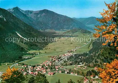 AK / Ansichtskarte Bayrischzell Panorama Blick zur Aiplspitze Mangfallgebirge Kat. Bayrischzell